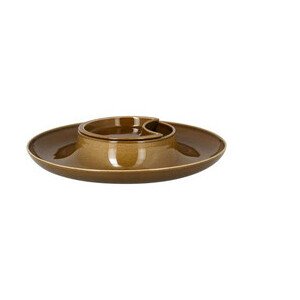 Deckel flach 14,5x12,5x2cm Ivoris Ashore Suggestions caramel RAK