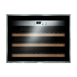 Einbau-Weintemperierer, eine Zone,
 18 Flaschen 230V / 0,14kW Cookmax black