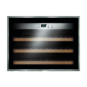 Einbau-Weintemperierer, eine Zone,
 18 Flaschen 230V / 0,14kW Cookmax black