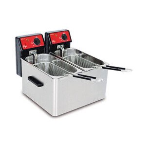 Tisch-Fritteuse Doppelbecken frifri Eco 4+4 Frifri