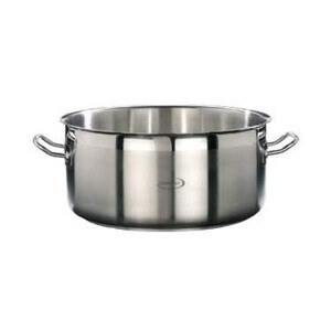 36cm Bratentopf o. Deckel 17,3 Liter Edelstahl Induktion Professional Cookmax