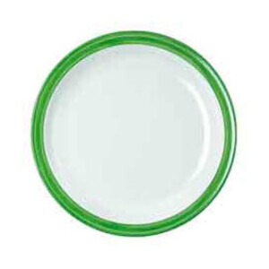 Teller flach Ø 23,5 cm Bistro Melamin Grün 