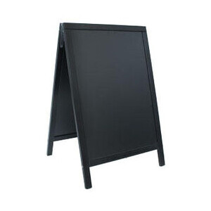Tafel"Duplo" 85x55cm schwarz 
