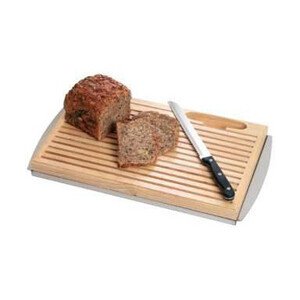 Brotschneidebrett inkl.Brotmesser und Krümelschale 