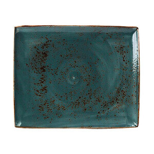 Platte rechteckig  33 x 27cm 1130 Craft Blue Steelite
