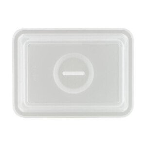 Deckel sehr hoch 229 x 169 mm milchig transparent Bauscher