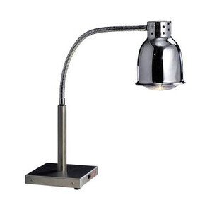 Wärmestrahler mit Fußplatte verchromt
 20 x 20 x 70 cm 230V / 0,25kW / 250W Cookmax black