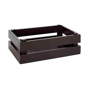 Holzbox 29x18,5cm H.10,5cm Akazie schwarz Assheuer & Pott