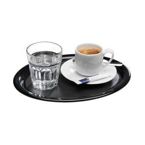Serviertablett Kaffeehaus schwarz 26 x 20 cm, H: 1,5 cm Assheuer & Pott