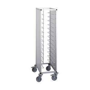 Tablettwagen für 13xGN 1/1  
460x687x1635mm Cookmax black