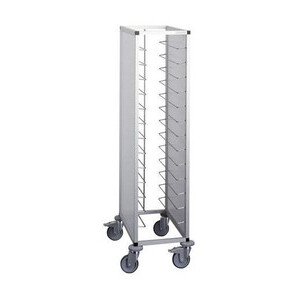 Tablettwagen für 13xGN 1/1  
460x687x1635mm Cookmax black