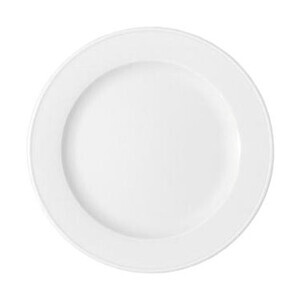 Teller flach 19cm Fahne         5382/19 Bonn weiss Bauscher