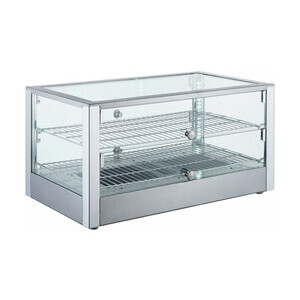 Warmhaltevitrine 80 l Cookmax orange