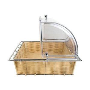 Büffet-Korb GN 1/1 Poly-Rattan mit Fixierrahmen 53x32,5xH 8cm Assheuer & Pott