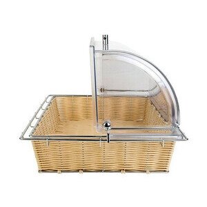 Büffet-Korb GN 1/1 Poly-Rattan mit Fixierrahmen 53x32,5xH 8cm Assheuer & Pott