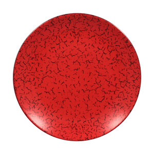 Teller Ø15cm coup Fusion Ruby rot/Schwarz RAK