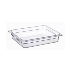 Behälter KU GN 1/2-65 26,5 x 32,5 x 6,5 cm Polycarbonat Cookmax black