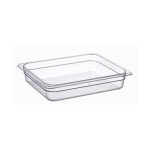 Behälter KU GN 1/2-65 26,5 x 32,5 x 6,5 cm Polycarbonat Cookmax black