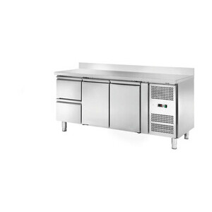 Kühltisch 417 l, mit 10 cm Aufkantung 2 
1795 x 700 x 860/100 230 V / 0,30 kW Cookmax orange