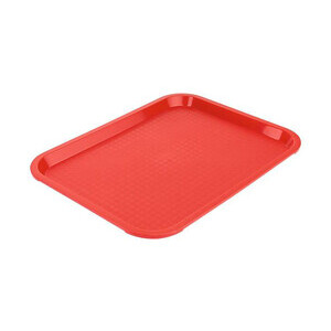 Serviertablett rechteckig 35 x 26 cm Rot Contacto