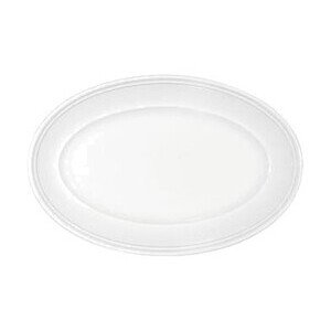 Platte 20 cm ov. steile Fahne Come4Table Weiss                - MU - Bauscher