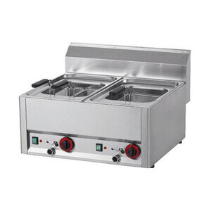 Elektro-Nudelkocher 2x GN 1/2-200 
400V / 6kW Cookmax black