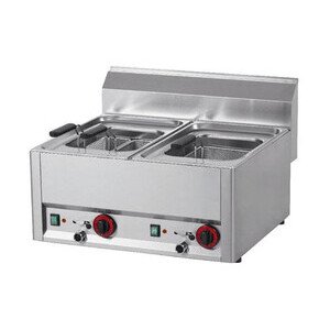 Elektro-Nudelkocher 2x GN 1/2-200 
400V / 6kW Cookmax black