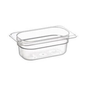 Behälter KU GN 1/9-65 10,8 x 17,6 x 6,5 cm Polycarbonat Cookmax black