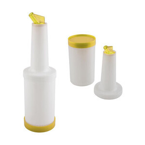 Dosier-/ Vorratsflasche gelb 9 cm H:33 cm 1 Liter Assheuer & Pott