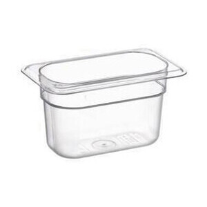 Behälter  KU GN 1/9-100 10,8 x 17,6 x 10 cm Polycarbonat Cookmax black