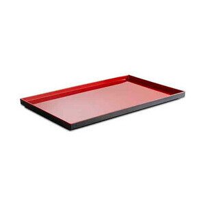 GN 1/1 Tablett 53x32,5cm H. 3cm schwarz/rot Asia Plus Assheuer & Pott