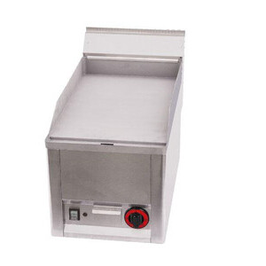 Elektro-Grillplatte glatt 
330x600x290mm  230V / 3,0kW Cookmax black
