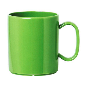 Becher m.Henkel 0,325L Colour grün Kunststoff PBT 