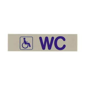 Schild BEHINDERTEN WC Contacto