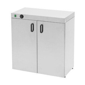 Tellerwärmeschrank für 120 Teller  80x46x87cm  230 V/1,5 kW Cookmax black