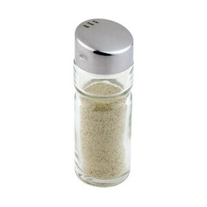 Pfeffer- oder Salz-Glasstreuer 3 cm, H: 9 cm Assheuer & Pott