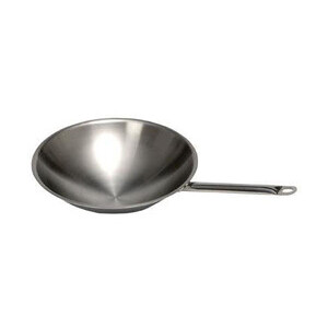 Wok-Pfanne Edelstahl Cookmax black