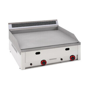 Gas-Grillplatte glatt
660x600x290mm  8kW Cookmax black