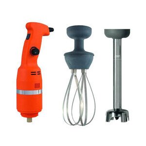 Handmixer mit 27 cm Mixstab und Schneebesen Cookmax orange