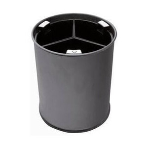 Abfallbehälter mit Trennsystem, 13,0 l, Cookmax black